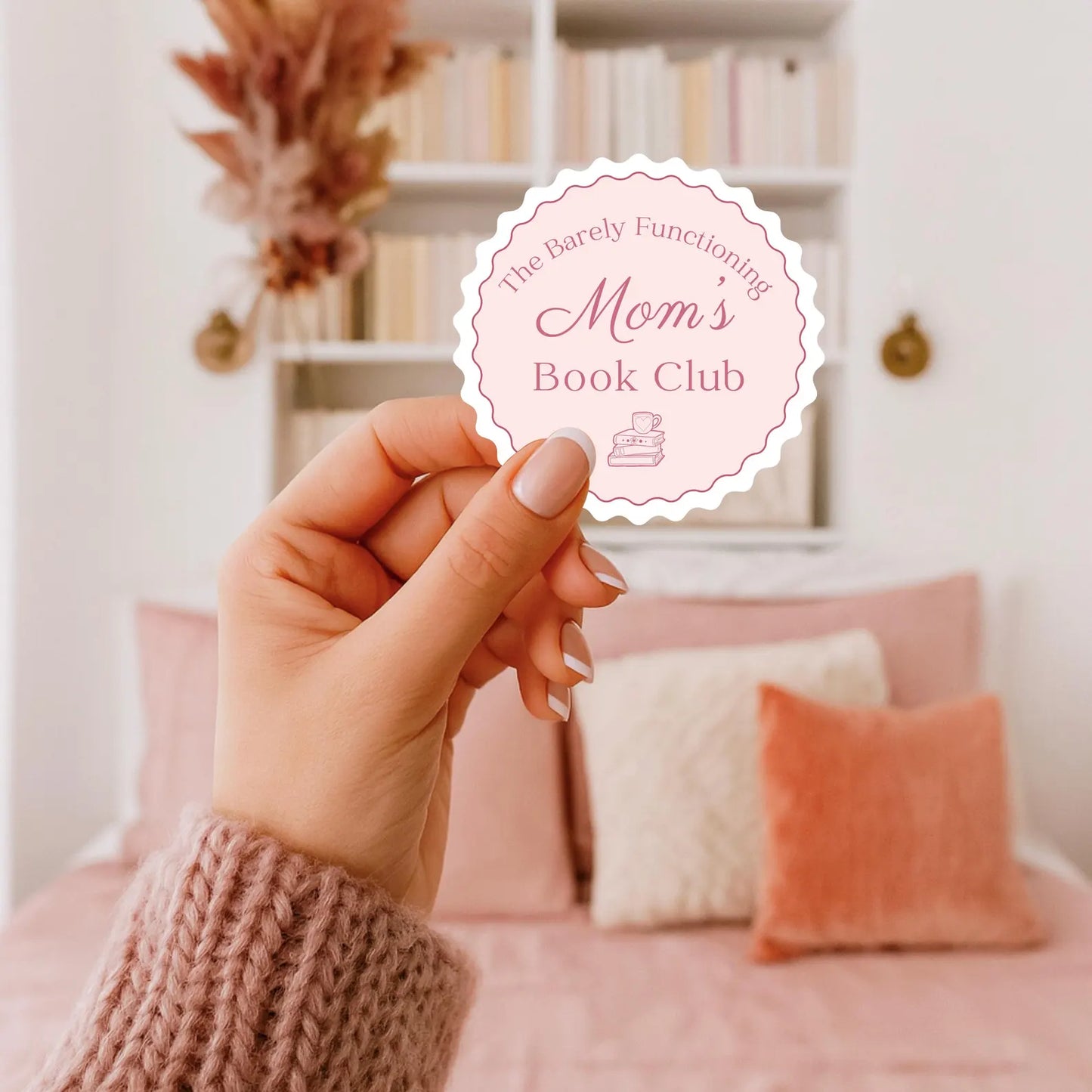 The Barely Functioning Mom's Book Club Sticker
