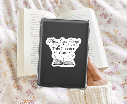 Sleep Can Wait This Chapter Can't Sticker 3"