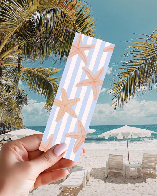 Starfish Stripes Bookmark
