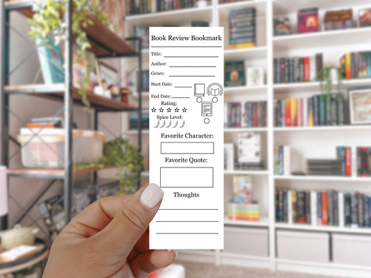 Book Review Bookmark - Variety