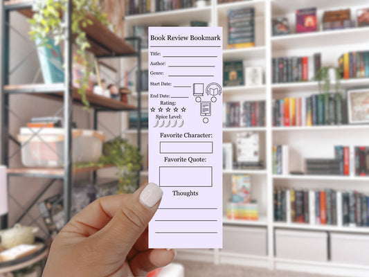 Book Review Bookmark - Variety