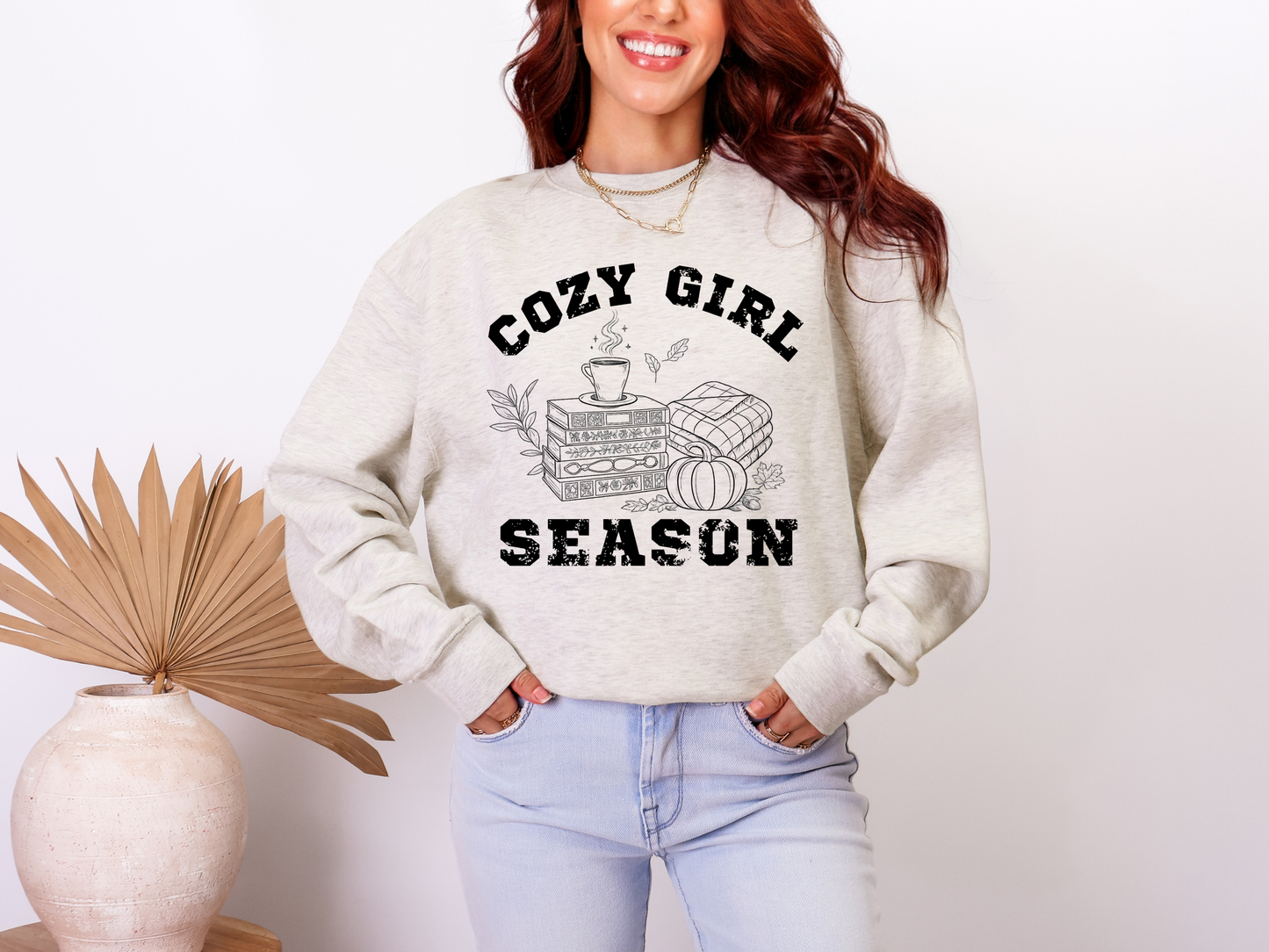 Cozy Girl Season Jersey Sweatshirt