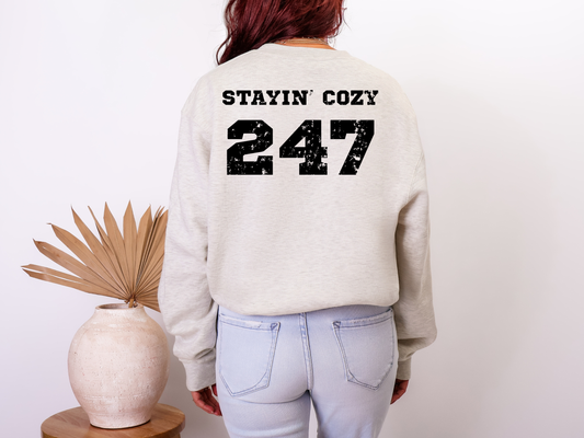 Cozy Girl Season Jersey Sweatshirt