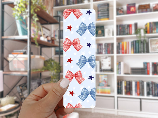 Americana Coquette Bow Bookmark