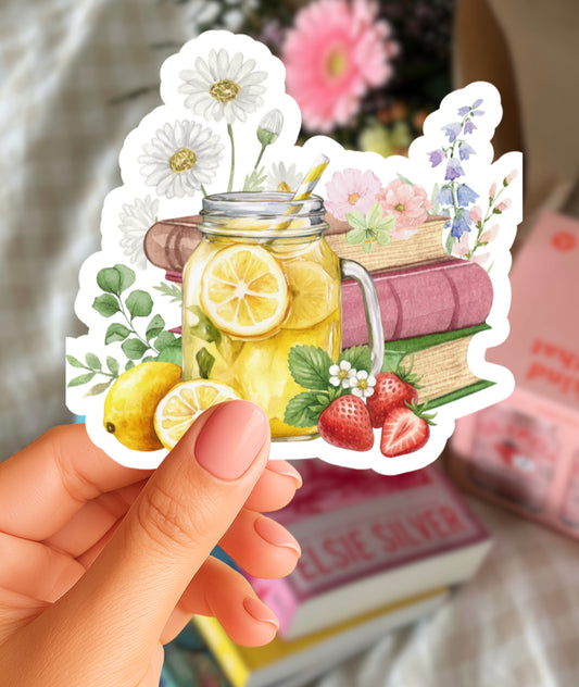 Bookish Summer Sticker - 3"