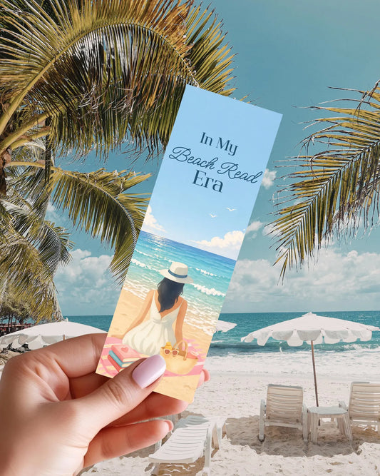 In My Beach Read Era Watercolor Painting Bookmark