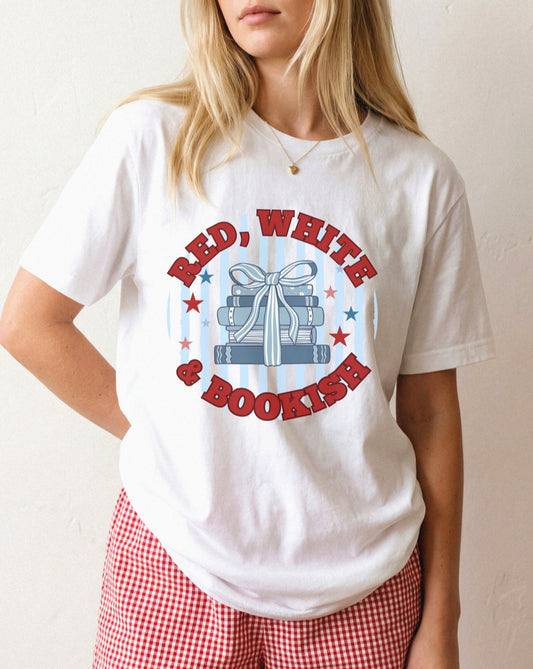 Red, White & Bookish T-shirt