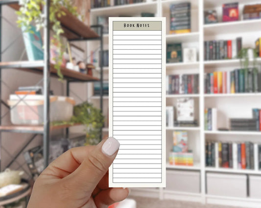 Book Notes Bookmark