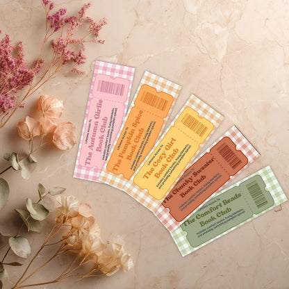 Fall Book Club Bookmarks