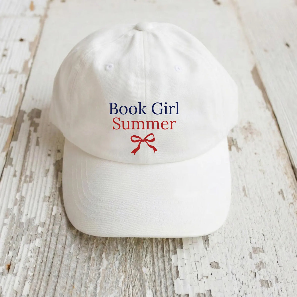 Book Girl Summer Patriotic Hat